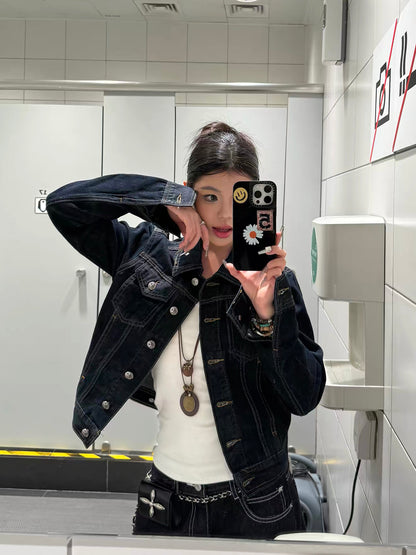 [Pre-order] Koiisle Retro Deconstructed Unisex Denim Jacket