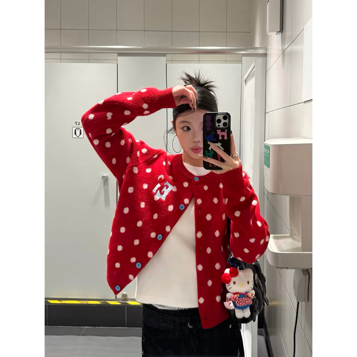 [Pre-order] Koiisle Polka Dot Cardigan