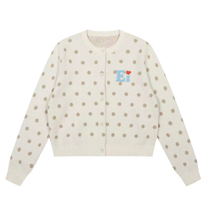 [Pre-order] Koiisle Polka Dot Cardigan