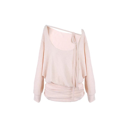 [Pre-order] Limerance Long-Sleeved Lotus Root Pink Dress for Women, Inner Camisole Top