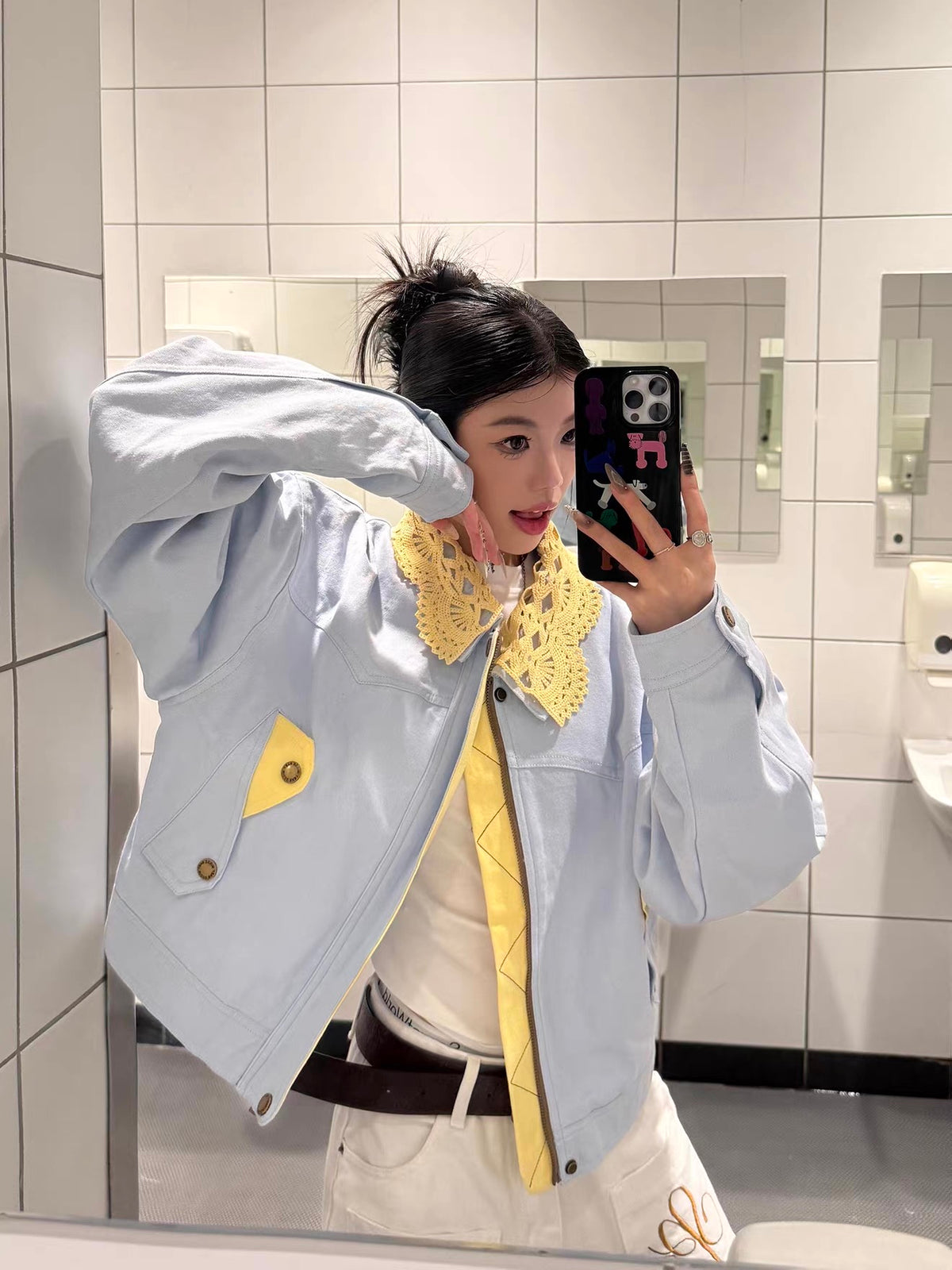 [Pre-order] Koiisle Faux Double-Layer Short Jacket