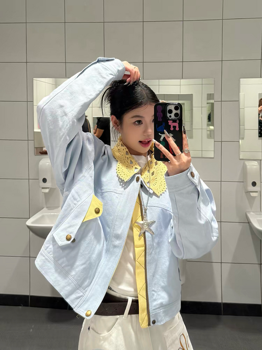 [Pre-order] Koiisle Faux Double-Layer Short Jacket