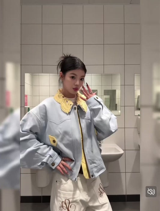 [Pre-order] Koiisle Faux Double-Layer Short Jacket